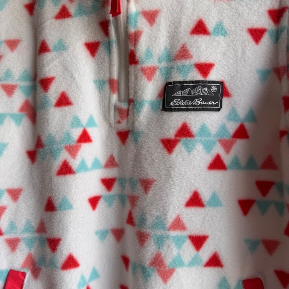 Eddie Bauer Girls Quest Fleece 1/4-Zip Pullover Size Small (7/8) - Picture 3 of 4